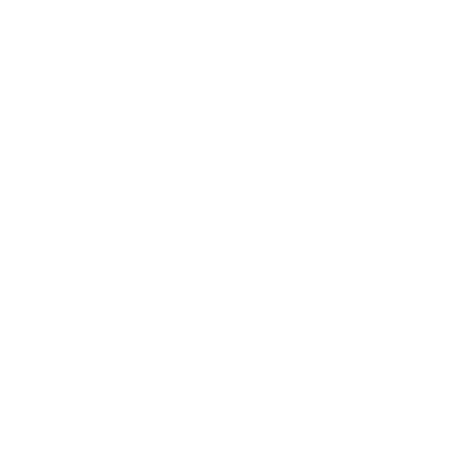 Line drawing of a plant with leaves on a black background.
